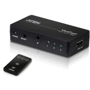 محوّل HDMI بثلاث منافذ من ATEN موديل VS381