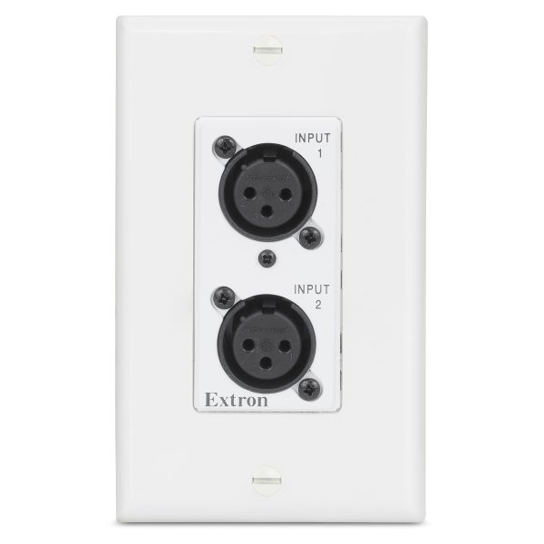 AXI 22 AT D – Dante Audio Interface – Decorator-Style Wallplate – White