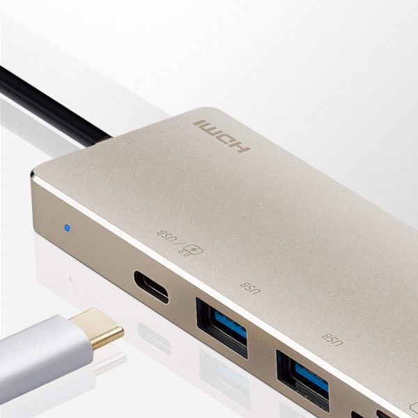 USB-C Multiport Mini Dock with Power Pass-Through - Image 2